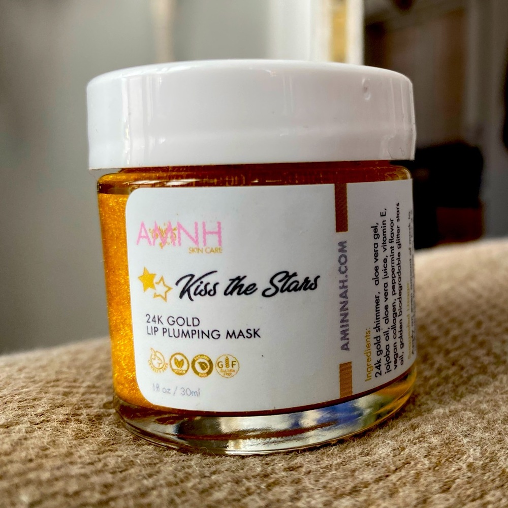 AMNH Kiss the Stars 24K Gold Lip Plumping Mask